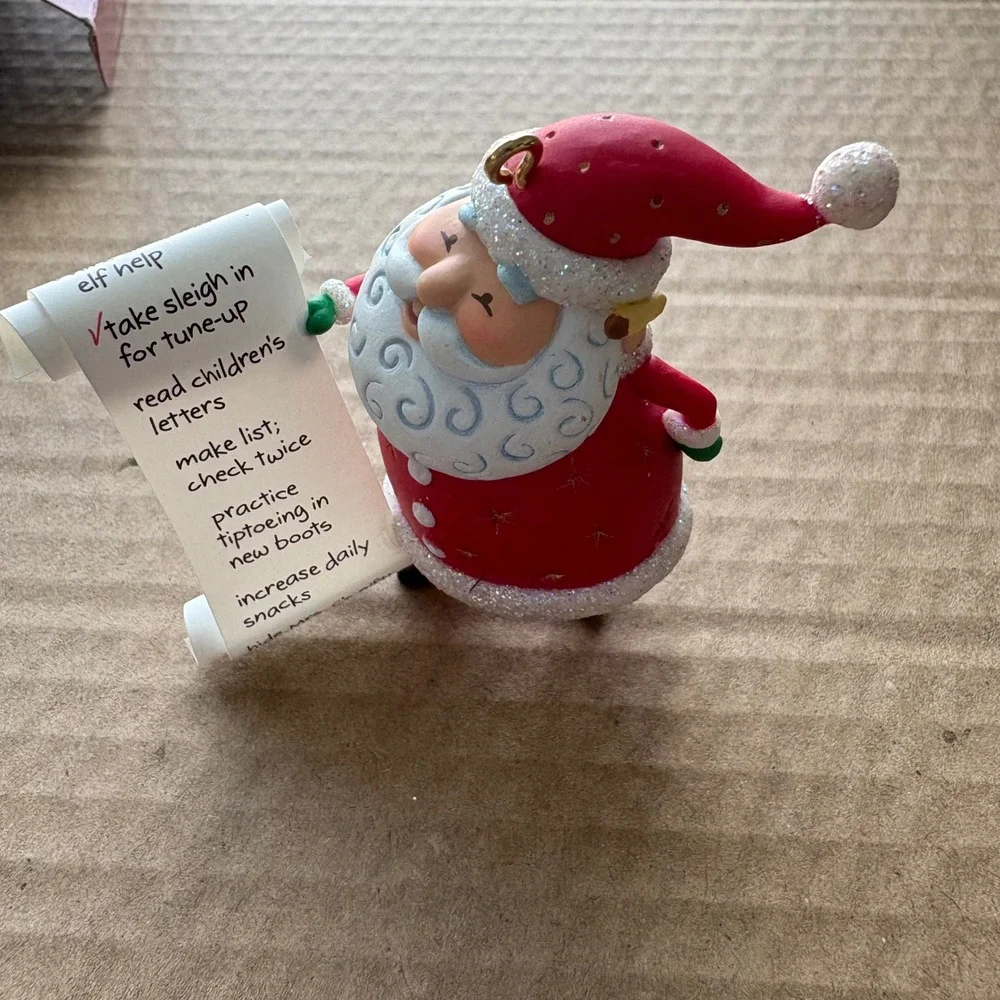 Hallmark Keepsake Ornament So Much To Do Santa Christmas 2004 New In‎ Box